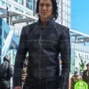 ALTERED CARBON WILL YUN LEE (STRONGHOLD KOVACS) BLACK LEATHER JACKET