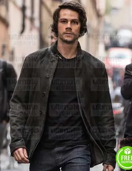 AMERICAN ASSASSIN DYLAN O'BRIEN (MITCH RAPP) BLACK LEATHER JACKET AMERICAN ASSASSIN DYLAN O'BRIEN (MITCH RAPP) BLACK LEATHER JACKET