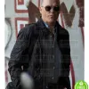 AMERICAN ASSASSIN MICHAEL KEATON (STAN HURLEY) BLACK STAIN JACKET