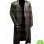 AMERICAN GANGSTER DENZEL WASHINGTON (FRANK LUCAS) BLACK LEATHER COAT