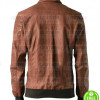 AMERICAN HORROR STORY WES BENTLY (JOHN LOWE) BOMBER LEATHER JACKET AMERICAN HORROR STORY WES BENTLY (JOHN LOWE) BOMBER LEATHER JACKET