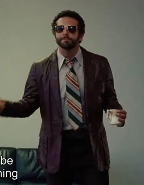 AMERICAN HUSTLE BRADLEY COOPER (RICHIE DIMASO) LEATHER JACKET AMERICAN HUSTLE BRADLEY COOPER (RICHIE DIMASO) LEATHER JACKET