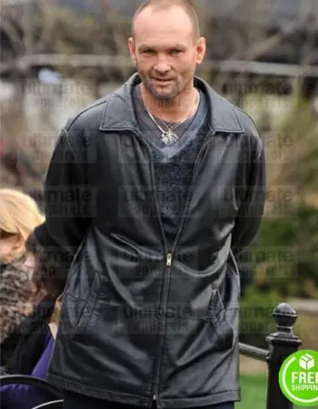 ANDREW HOWARD BLACK LEATHER JACKET