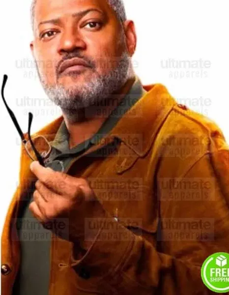 ANT-MAN AND THE WASP LAWRENCE FISHBURNE (DR. BILL FOSTER) SUEDE LEATHER JACKET