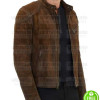 ARROW SEASON 3 COLTON HAYNES (ROY HARPER) BROWN SUEDE JACKET ARROW SEASON 3 COLTON HAYNES (ROY HARPER) BROWN SUEDE JACKET