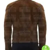 ARROW SEASON 3 COLTON HAYNES (ROY HARPER) BROWN SUEDE JACKET