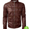 ARROW SEASON 5 DAVID RAMSEY (JOHN DIGGLE) LEATHER JACKET