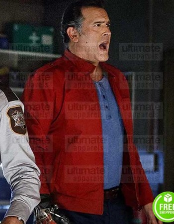 ASH VS EVIL DEAD BRUCE CAMPBELL (ASHLEY WILLIAMS) RED COTTON JACKET