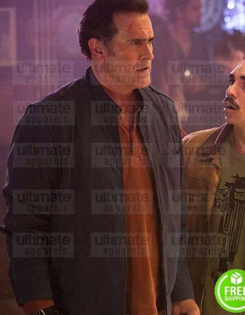 ASH VS EVIL DEAD BRUCE CAMPBELL (ASHLEY WILLIAMS) BLUE COTTON JACKET