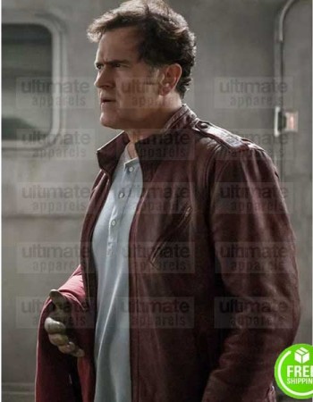 ASH VS EVIL DEAD BRUCE CAMPBELL (ASHLEY WILLIAMS) BROWN LEATHER JACKET