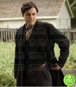 THE ASSASSINATION OF JESSE JAMES CASEY AFFLECK (ROBERT FORD) WOOL COAT