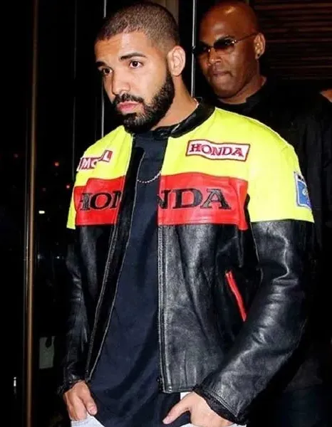 AUBREY DRAKE GRAHAM HONDA MOTORCYCLE LEATHER JACKET AUBREY DRAKE GRAHAM HONDA MOTORCYCLE LEATHER JACKET