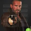 AVENGEMENT SCOTT ADKINS (CAIN BURGESS) BROWN SUEDE LEATHER COAT