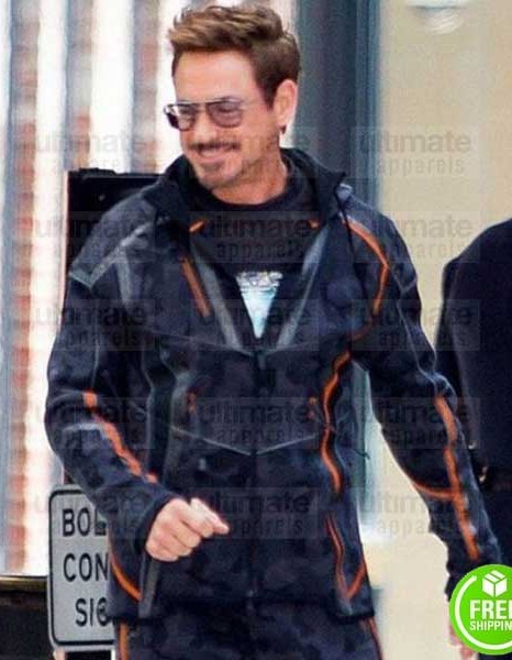 AVENGERS INFINITY WAR TONY STARK (IRON-MAN) HOODIE JACKET AVENGERS INFINITY WAR TONY STARK (IRON-MAN) HOODIE JACKET