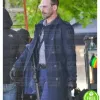 BABY DRIVER JON HAMM (BUDDY) BLUE COTTON COAT BABY DRIVER JON HAMM (BUDDY) BLUE COTTON COAT