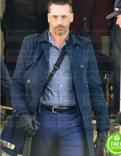 BABY DRIVER JON HAMM (BUDDY) BLUE COTTON COAT BABY DRIVER JON HAMM (BUDDY) BLUE COTTON COAT