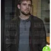 BATES MOTEL MAX THIERIOT (DYLAN MASSETT) BROWN LEATHER JACKET