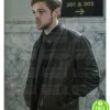 BATES MOTEL MAX THIERIOT (DYLAN MASSETT) BROWN LEATHER JACKET