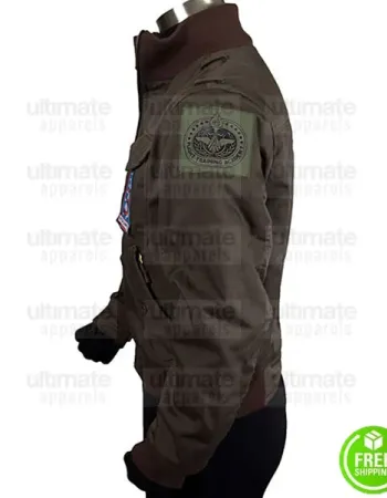 BATTLESTAR GALACTICA LEE ADAMA (JAMIE BAMBER) BROWN JACKET