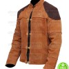 BATTLESTAR COLONIAL WARRIOR (VIPER PILOT) BROWN SUEDE LEATHER JACKET BATTLESTAR COLONIAL WARRIOR (VIPER PILOT) BROWN SUEDE LEATHER JACKET