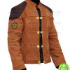 BATTLESTAR COLONIAL WARRIOR (VIPER PILOT) BROWN SUEDE LEATHER JACKET BATTLESTAR COLONIAL WARRIOR (VIPER PILOT) BROWN SUEDE LEATHER JACKET