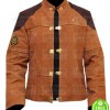BATTLESTAR COLONIAL WARRIOR (VIPER PILOT) BROWN SUEDE LEATHER JACKET BATTLESTAR COLONIAL WARRIOR (VIPER PILOT) BROWN SUEDE LEATHER JACKET