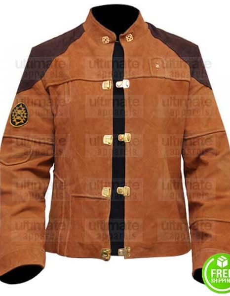 BATTLESTAR COLONIAL WARRIOR (VIPER PILOT) BROWN SUEDE LEATHER JACKET BATTLESTAR COLONIAL WARRIOR (VIPER PILOT) BROWN SUEDE LEATHER JACKET