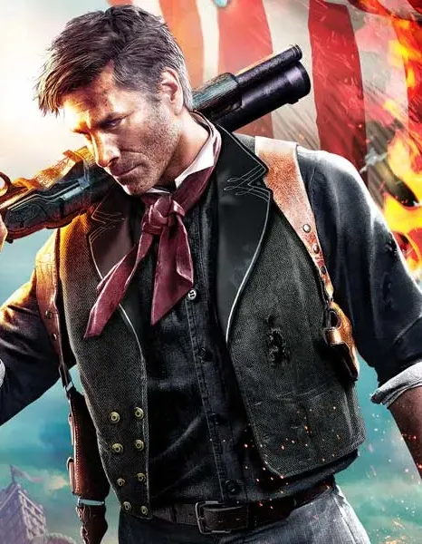 BIOSHOCK INFINITY BOOKER DEWITT BLACK VEST BIOSHOCK INFINITY BOOKER DEWITT BLACK VEST
