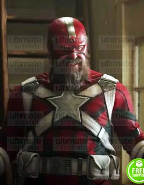 BLACK WIDOW DAVID HARBOUR (RED GUARDIAN / ALEXEI SHOSTAKOV) LEATHER COSTUME JACKET BLACK WIDOW DAVID HARBOUR (RED GUARDIAN / ALEXEI SHOSTAKOV) LEATHER COSTUME JACKET