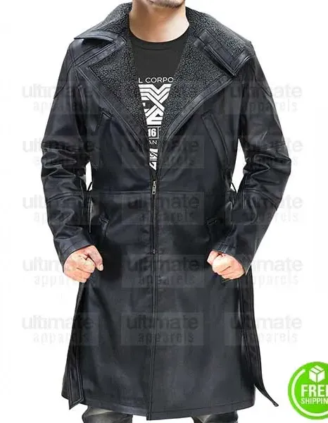 Blade Runner 2049 Officer K Fur Leather Coat