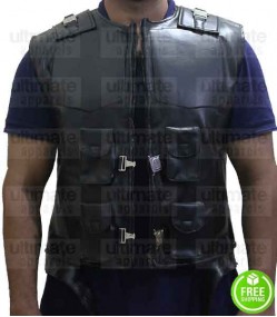 Blade Movie Wesley Snipes Leather Tactical Vest
