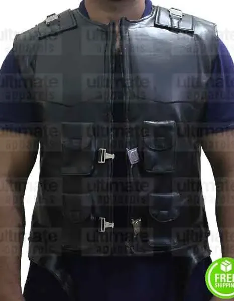 Blade Movie Wesley Snipes Leather Tactical Vest Blade Movie Wesley Snipes Leather Tactical Vest