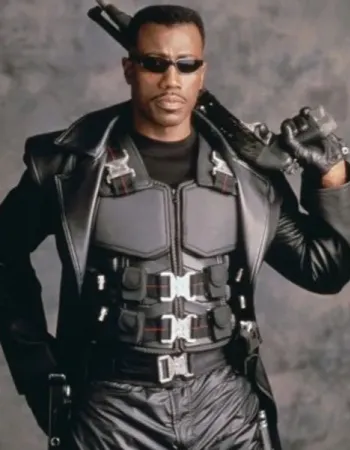 BLADE WESLEY SNIPES COSTUME LEATHER VEST BLADE WESLEY SNIPES COSTUME LEATHER VEST