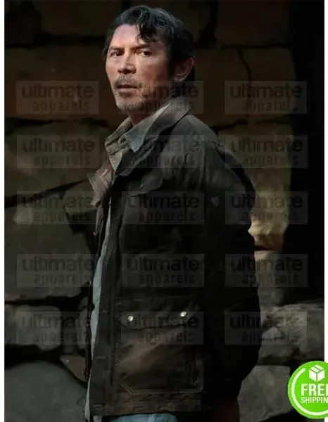 BLINDSPOT LOU DIAMOND PHILLIPS (SOUL GUERRERO) BROWN COTTON JACKET BLINDSPOT LOU DIAMOND PHILLIPS (SOUL GUERRERO) BROWN COTTON JACKET