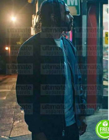 BLINDSPOTTING DAVEED DIGGS (COLLINS) BLACK BOMBER JACKET