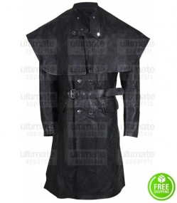 BLOODBORNE JOE SIMS (YHARNAMITE) LEATHER COSTUME COAT