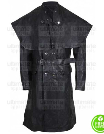 BLOODBORNE JOE SIMS (YHARNAMITE) LEATHER COSTUME COAT