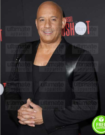 BLOODSHOT PREMIERE VIN DIESEL (RAY GARRISON) BLACK COAT BLOODSHOT PREMIERE VIN DIESEL (RAY GARRISON) BLACK COAT