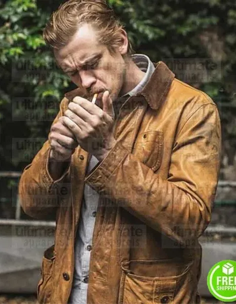 BOYD HOLBROOK BROWN LEATHER JACKET