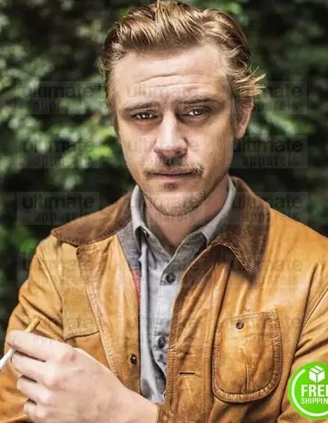 BOYD HOLBROOK BROWN LEATHER JACKET