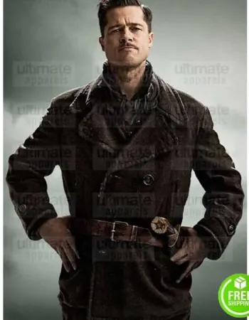 INGLOURIOUS BASTERDS BRAD PITT (ALDO RAINE) WOOL COAT
