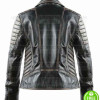 MEN'S BRANDO STYLE BLACK DISTRESSED BIKER LEATHER JACKET MEN'S BRANDO STYLE BLACK DISTRESSED BIKER LEATHER JACKET