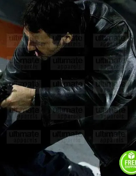 BRAQUO JEAN_HUGUES ANGLADE (EDDY CAPLAN) BLACK LEATHER JACKET BRAQUO JEAN_HUGUES ANGLADE (EDDY CAPLAN) BLACK LEATHER JACKET