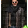 Bruce Willis Brown Distressed Leather Jacket Bruce Willis Brown Distressed Leather Jacket