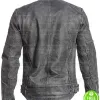 CAFE RACER DISTRESSED LEATHER JACKET