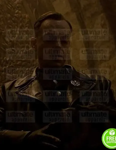 CAPTAIN AMERICA THE FIRST AVENGER HUGO WEAVING (RED SKULL) TRENCH LEATHER COAT CAPTAIN AMERICA THE FIRST AVENGER HUGO WEAVING (RED SKULL) TRENCH LEATHER COAT