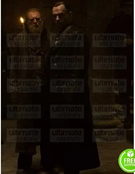 CAPTAIN AMERICA THE FIRST AVENGER HUGO WEAVING (RED SKULL) TRENCH LEATHER COAT CAPTAIN AMERICA THE FIRST AVENGER HUGO WEAVING (RED SKULL) TRENCH LEATHER COAT