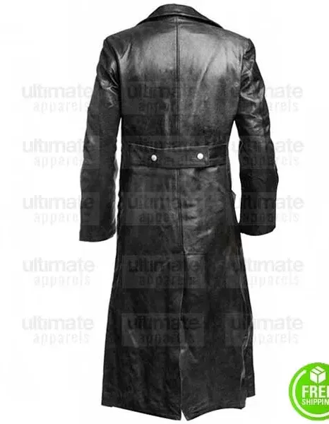 CAPTAIN AMERICA THE FIRST AVENGER HUGO WEAVING (RED SKULL) TRENCH LEATHER COAT CAPTAIN AMERICA THE FIRST AVENGER HUGO WEAVING (RED SKULL) TRENCH LEATHER COAT