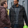 CHICAGO P.D LAROYCE HAWKINS (KEVIN ATWATER) BLACK COTTON COAT