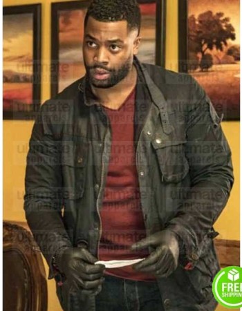 CHICAGO P.D LAROYCE HAWKINS (KEVIN ATWATER) BLACK COTTON JACKET